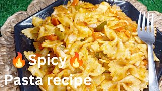 Spicy🔥 Pasta recipe like food explore [upl. by Ellezig]