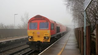 59201 Hamworthy Stone Train Poole January 25th 2017 [upl. by Audri497]