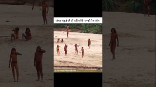 सबसे अलग थलग रहने वाली जनजाति  Uncontected tribe  Being Mynk  shorts [upl. by Zebulon338]