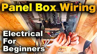 How To Wire A Main Electrical Panel  Start To Finish NEATLY And VERY DETAILED [upl. by Nueormahc547]