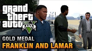 GTA 5  Intro amp Mission 1  Franklin and Lamar 100 Gold Medal Walkthrough [upl. by Anairol]