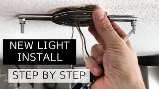 How To Install A Hanging Light  Step By Step Guide [upl. by Uht574]