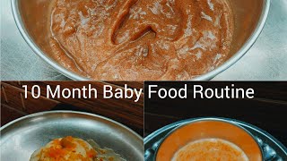 10 Month Baby Food Routine 2 shorts babyfoodidea happyhomesoul [upl. by Carrillo]