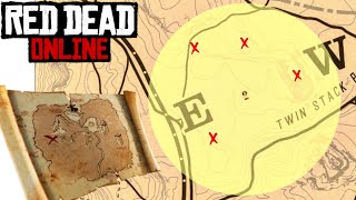 CITADEL ROCK  Mapa Del Tesoro Ubicación  Red Dead Redemption 2 Online [upl. by Alioz]