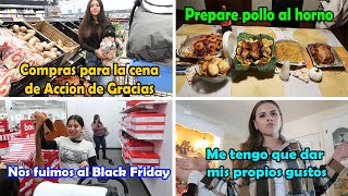 Celebrando Acción de Gracias🦃 y nos fuimos a las compras de Blackfriday 🛍️ [upl. by Muller]