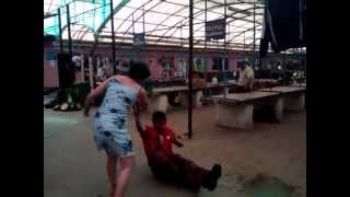 Crazy women humiliates a veryvery idiot and stupid man [upl. by Eillor909]