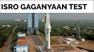 ISRO Stops Launch After Engine Fire  Gaganyaan TVD1 test flight [upl. by Amador]