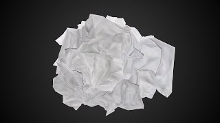 Create Crumpled Paper With Trapcode Mir  After Effects Tutorial [upl. by Alisun]