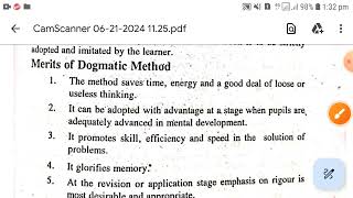 Dogmatic Method and Lecture Method of Teaching Mathematics [upl. by Eikcir30]