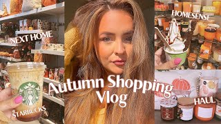 Autumn Shopping Vlog  Next Home amp Homesense Haul UK 2024  Starbucks amp Cosy Vibes [upl. by Kama]