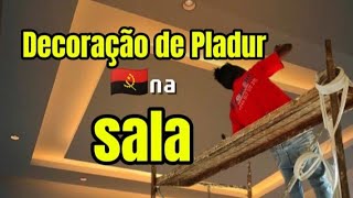 Decoração de Pladur na sala aplicação de Pladur e Barramento [upl. by Wein]