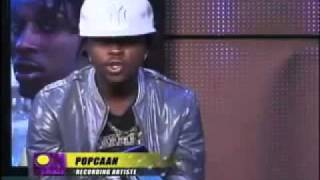 Popcaan Interview Onstage HD About Issues Vybz Kartel 3rd Oldest Son Aug 2011 TMS [upl. by Irtimed]