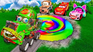 Long Slide Game With Elephant Gorilla Buffalo Hippopotamus Tiger  3d Animal Game  Funny 3d Animals [upl. by Damalis957]