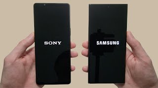 Sony Xperia 1 V vs Galaxy S23 Ultra Speed Test Speakers Battery amp Camera Test [upl. by Lecia]