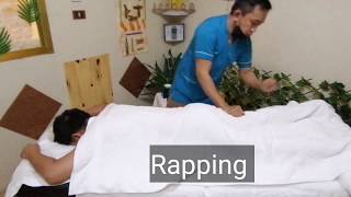 Massage Tutorial 4  Tapotement and Vibration Strokes of Swedish Massage [upl. by Enahc]