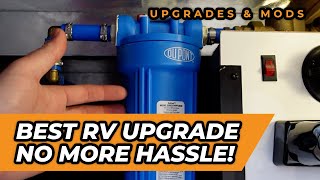 DIY Permanent Water Filter and PRV Install for Any RV  Featuring NoBo 106 and Hemisphere 378FL [upl. by Tessa220]