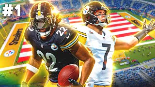 The Steelers are my new franchise team lets get Ben another ring Steelers Franchise 1 [upl. by Agnesse]