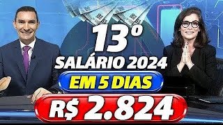 INSS 1ª PARCELA do 13º SALÁRIO para os APOSENTADOS  CALENDÁRIO INSS 2024  VEJA DATAS e VALORES [upl. by Cassella]