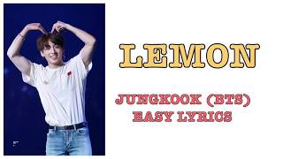 JungkookBTS LemonEasy Lyrics [upl. by Naarah]