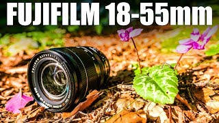 Fujifilm 1855mm Lens Review  Fujis AMAZING Kit lens [upl. by Fadas213]