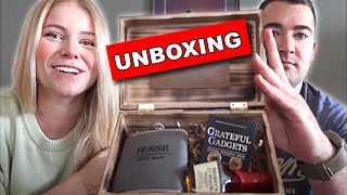 Groomsmen Proposal Gift Unboxing  Reviews GratefulGadgets [upl. by Dougherty235]