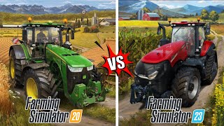 fs 20 vs fs 23 gameplay comparision  graphic comparison [upl. by Aronos]