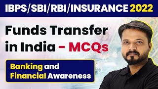 Funds Transfer in India  MCQs  Banking amp Financial Awareness  RBISBIIBPSRRB [upl. by Theola]