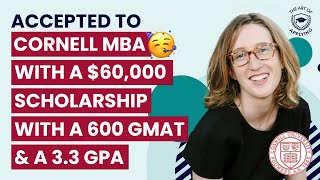 Cornell MBA Acceptance with a Forte Scholarship Despite a Low GPA  Laurens Story [upl. by Erdna]