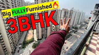 Noida में ऐसा बड़ा Fully Furnished और Fully Loaded 3BHK Society का Apartment नहीं मिलेगा  Saurya [upl. by Barn]