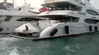 Yacht crash on the dock  Yachtloop Videos [upl. by Sig838]