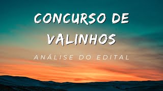 Concurso de Valinhos  Análise do edital [upl. by Gwyn167]