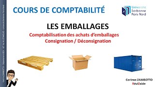 Cours de comptabilité  factures avec emballages  Consignation et déconsignation  BTSGEADCG [upl. by Ardussi]