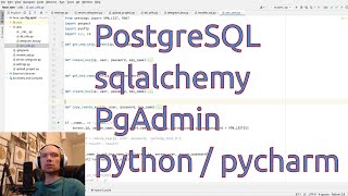 Основы работы с базами данных в python Postgresql Sqlalchemy PgAdmin [upl. by Clair]