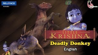 Little Krishna English  Episode 7 Deadly Donkey [upl. by Kiraa]