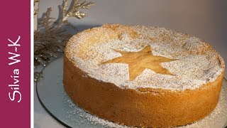 Bratapfelkuchen  Apfelkuchen  Puddingkuchen  Weihnachtskuchen [upl. by Bocock]