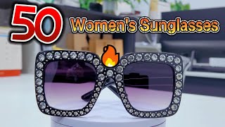 50 Trendy Sunglasses for Women  Sunglasses OEM Factory [upl. by Aaronson]