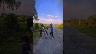 funny biker shorts😍😎😱 rptmoto biker rider reels friends fyp trending viral [upl. by Melba]