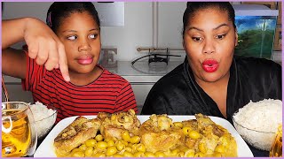 OSSO BUCCO MUSTARD AND OLIVES MUKBANG┃chitchat [upl. by Dorrej]