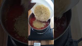 The most delicious and EASY Nigerian jollof rice jollofrice shorts [upl. by Warrenne]