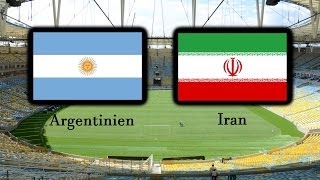 MGs WM 2014 Orakel 027  Argentinien vs Iran Weltmeisterschaft [upl. by Ispep]