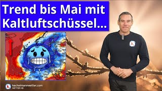 Kräftige Kaltluftschüssel  Frost und EndAprilKälte [upl. by Barr917]