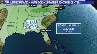 How much rain is the First Coast expecting this spring [upl. by Yelrac]