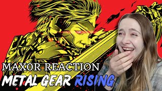 THE MEME IS TOO STRONG  An Incorrect Summary of Metal Gear Rising  Part 1  MAX0R REACTION [upl. by Sonnnie]