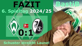 Schuster streicht die gute Laune  SC Freiburg  6 Spieltag  SV Werder Bremen  Bundesliga 202425 [upl. by Aineles305]