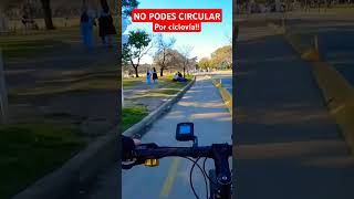 MONOPATINES CON MOTOR POR CICLOVIAS bicicleta mtb ciclismo [upl. by Zetnom]