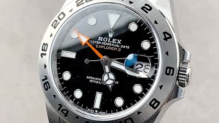 2021 Rolex Explorer II Black Dial 226570 2021 Rolex Watch Review [upl. by Crifasi]