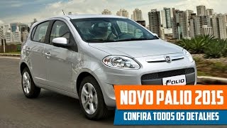 Novo Palio 2015  Preço Consumo Ficha Técnica Avaliação e interior [upl. by Eimoan]