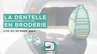 La dentelle en broderie [upl. by Marb]