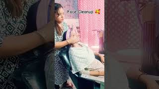 Face Cleanup Step 💆 facemassage cleanup parlour ytshorts viral relaxationmassage makeover [upl. by Boru]