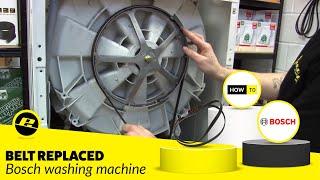 How to Replace the Belt on a Bosch Washing Machine [upl. by Alimaj]